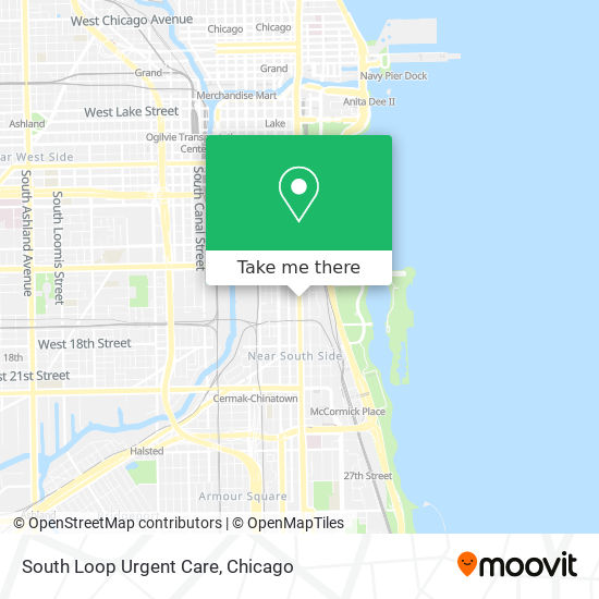 South Loop Urgent Care map