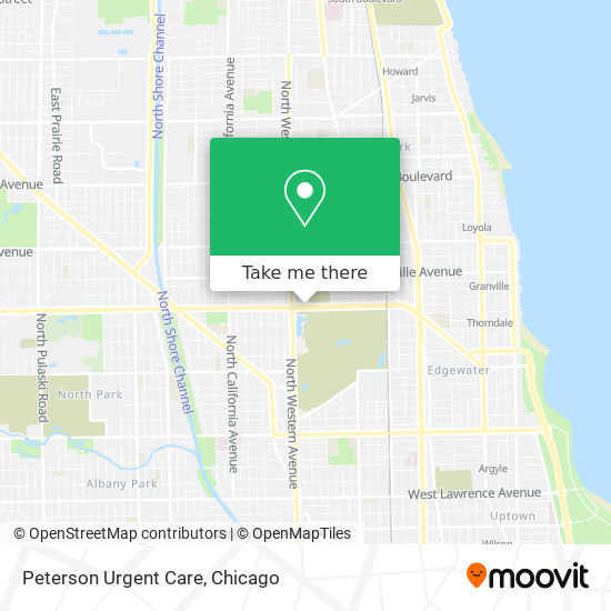 Peterson Urgent Care map