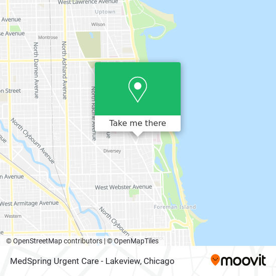 MedSpring Urgent Care - Lakeview map