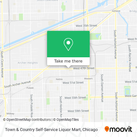 Mapa de Town & Country Self-Service Liquor Mart