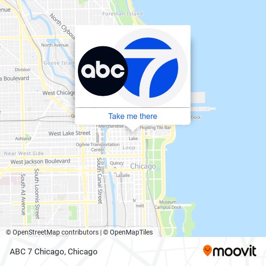 ABC 7 Chicago map