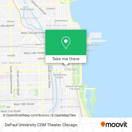 Mapa de DePaul University CDM Theater