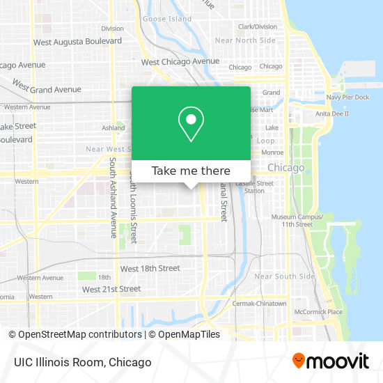 UIC Illinois Room map