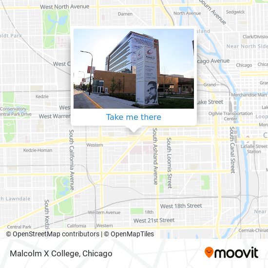 Malcolm X College map