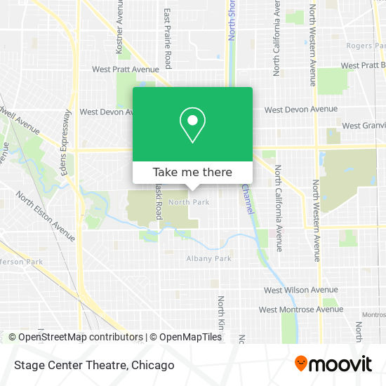 Mapa de Stage Center Theatre