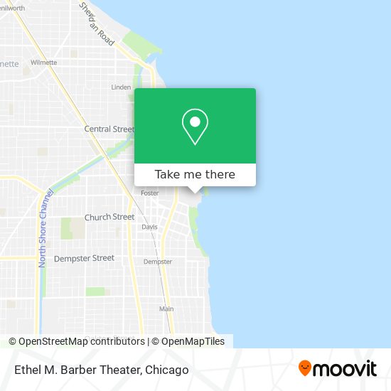 Ethel M. Barber Theater map