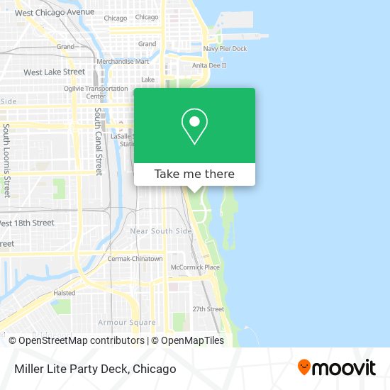 Mapa de Miller Lite Party Deck