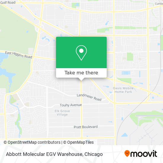 Mapa de Abbott Molecular EGV Warehouse