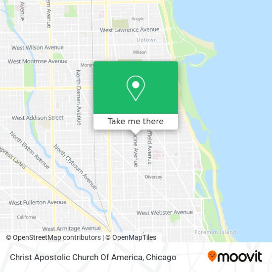 Mapa de Christ Apostolic Church Of America