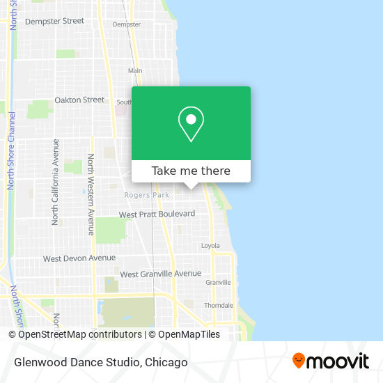Glenwood Dance Studio map