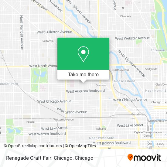 Renegade Craft Fair: Chicago map