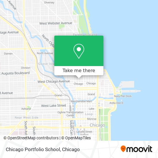 Chicago Portfolio School map
