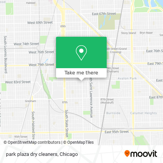 Mapa de park plaza dry cleaners