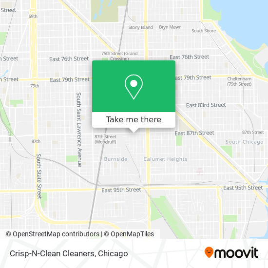 Crisp-N-Clean Cleaners map