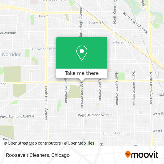 Mapa de Roosevelt Cleaners
