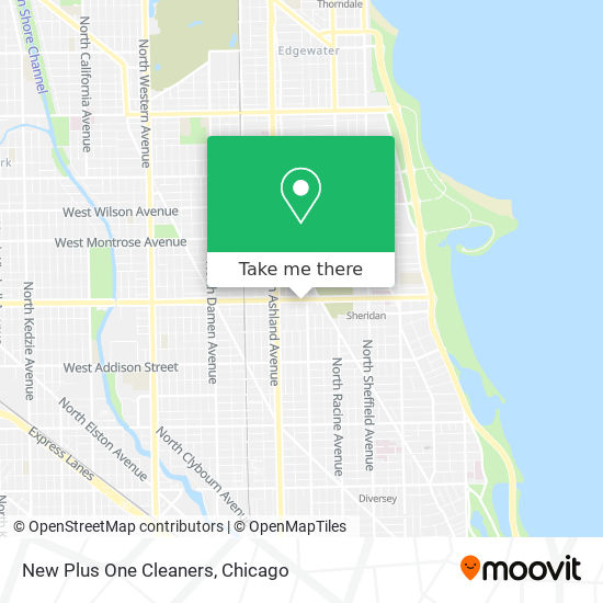 New Plus One Cleaners map