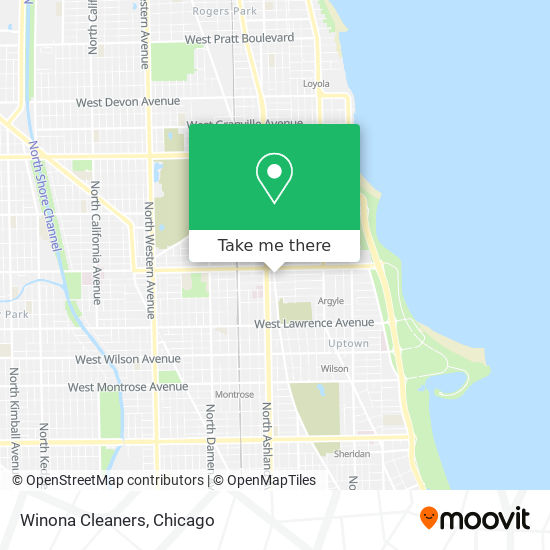 Winona Cleaners map
