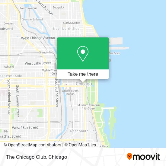 The Chicago Club map