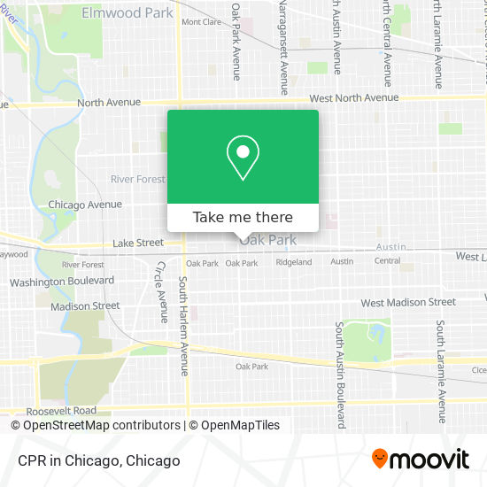 Mapa de CPR in Chicago