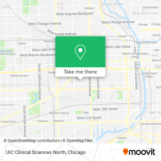 UIC Clinical Sciences North map