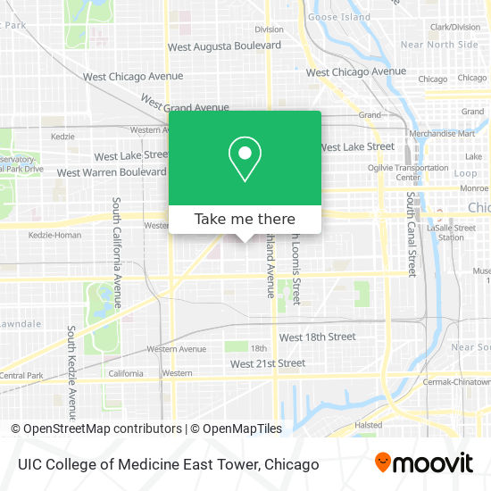 UIC College of Medicine East Tower map