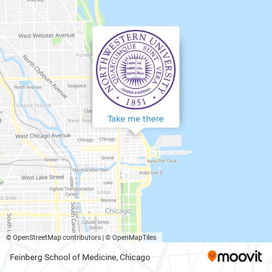 Feinberg School of Medicine map