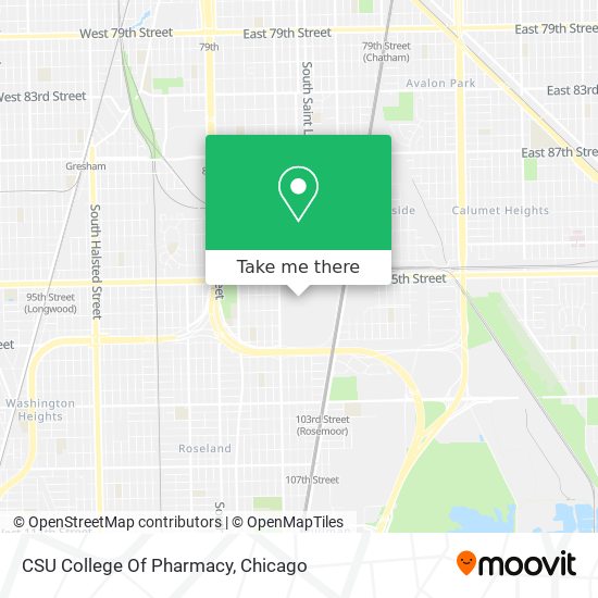Mapa de CSU College Of Pharmacy