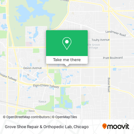 Mapa de Grove Shoe Repair & Orthopedic Lab