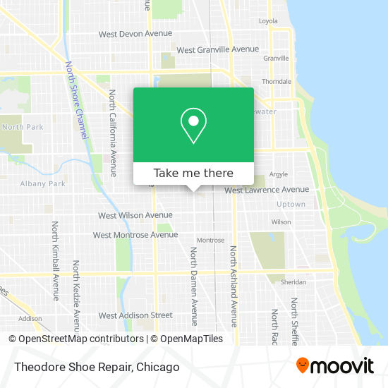Mapa de Theodore Shoe Repair
