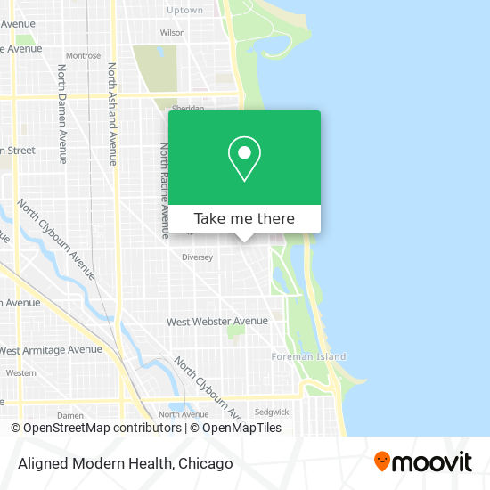 Aligned Modern Health map