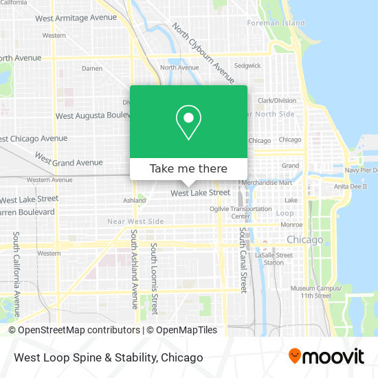 West Loop Spine & Stability map
