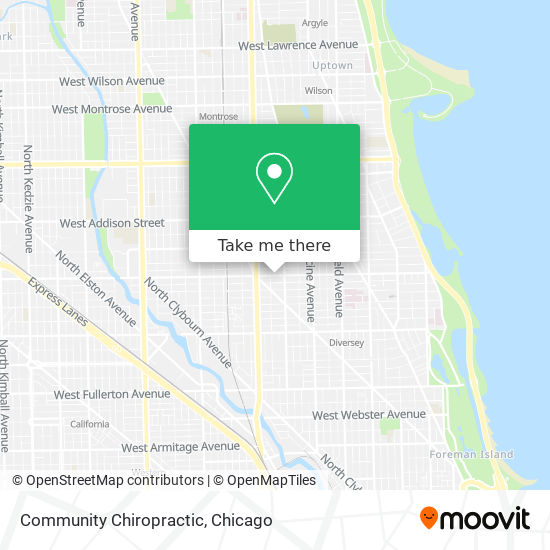 Community Chiropractic map