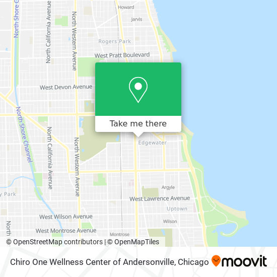 Chiro One Wellness Center of Andersonville map