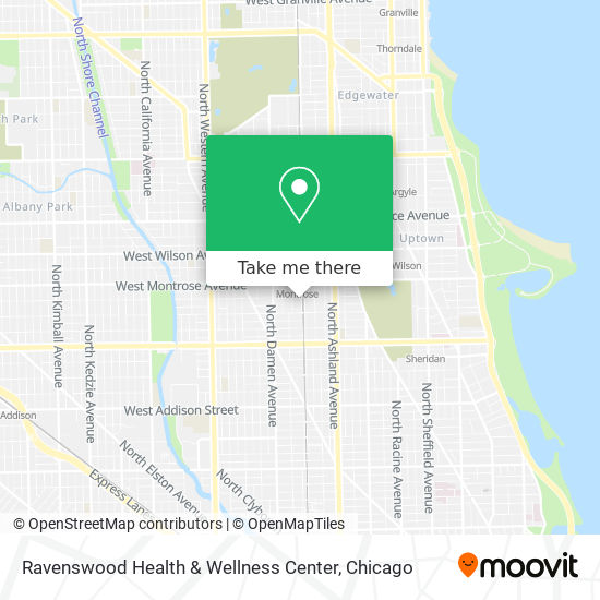 Ravenswood Health & Wellness Center map