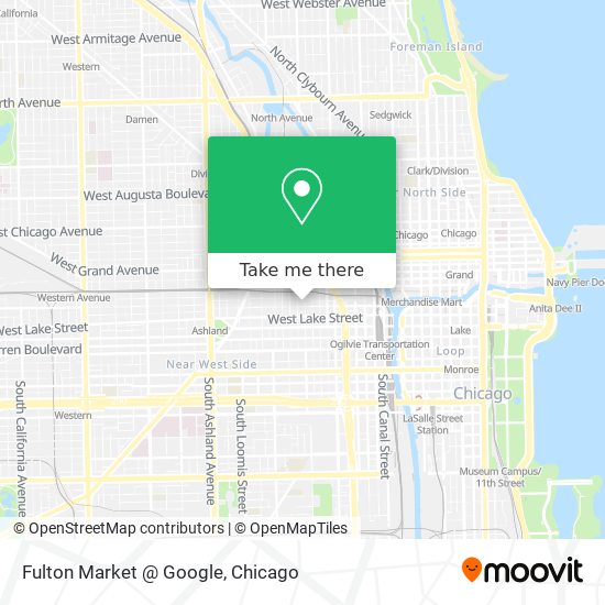 Mapa de Fulton Market @ Google