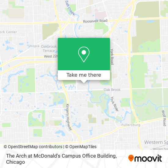 The Arch at McDonald's Campus Office Building map