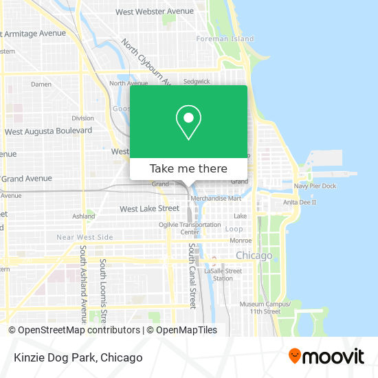 Mapa de Kinzie Dog Park