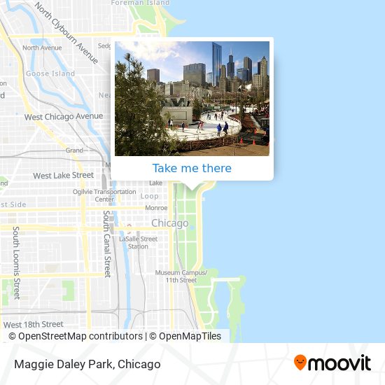 Mapa de Maggie Daley Park