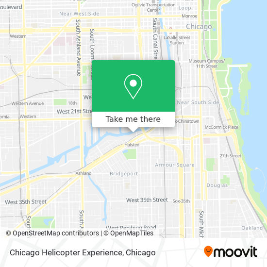 Mapa de Chicago Helicopter Experience