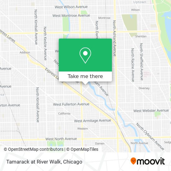 Tamarack at River Walk map