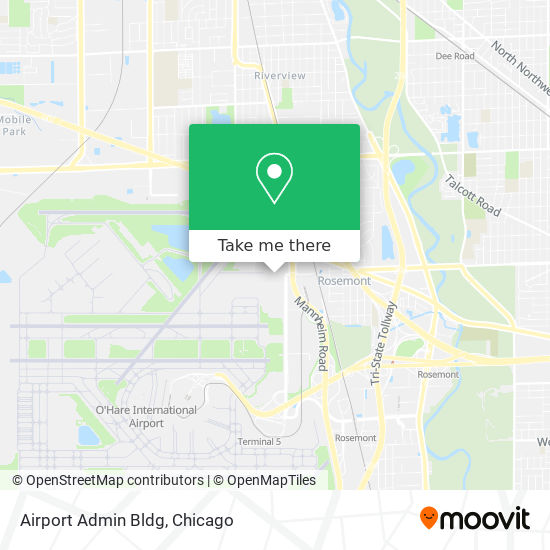 Mapa de Airport Admin Bldg