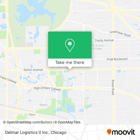 Delmar Logistics Il Inc. map