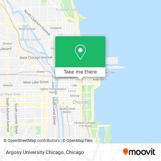Argosy University Chicago map