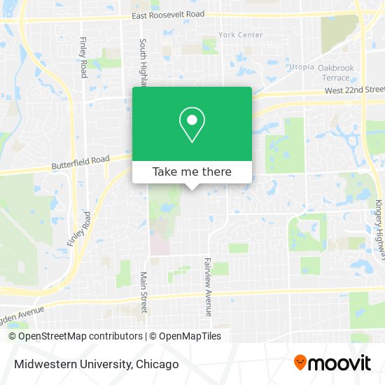 Mapa de Midwestern University