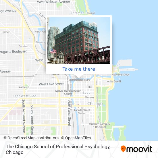 The Chicago School of Professional Psychology map