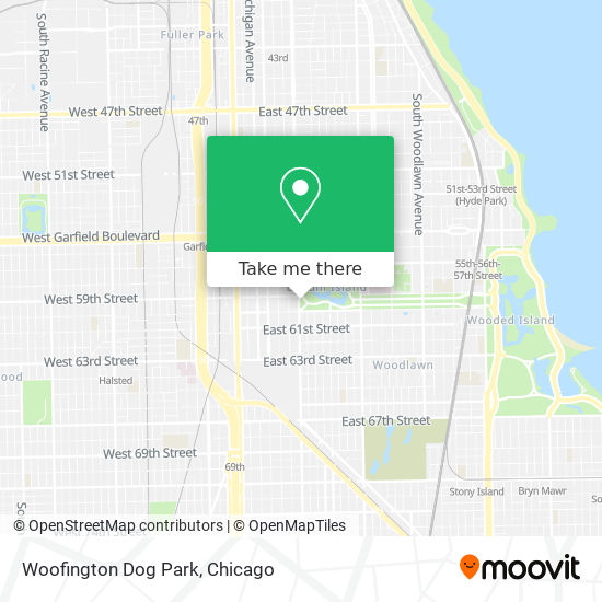 Mapa de Woofington Dog Park