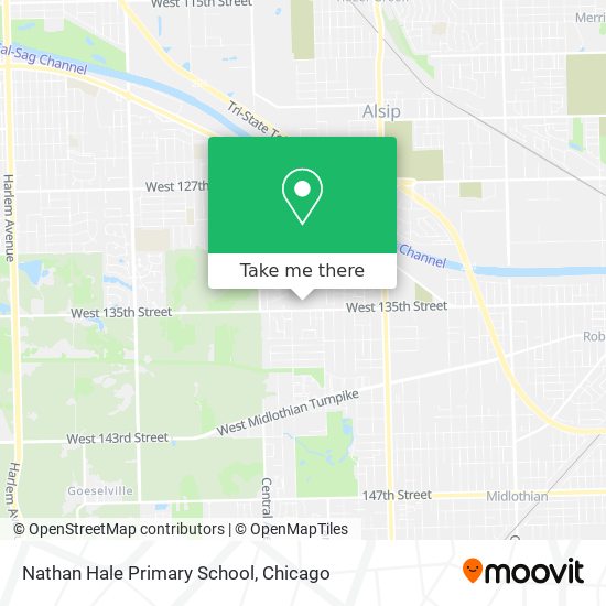 Nathan Hale Primary School map