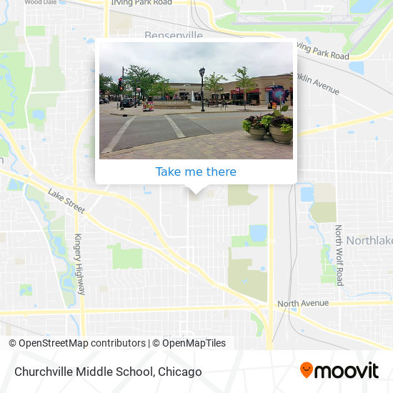 Mapa de Churchville Middle School