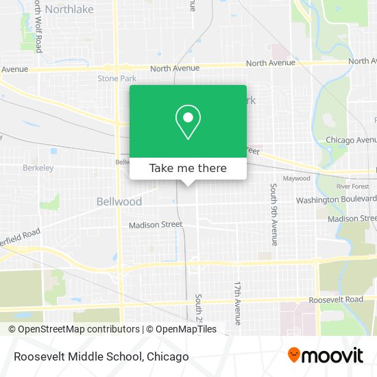 Roosevelt Middle School map