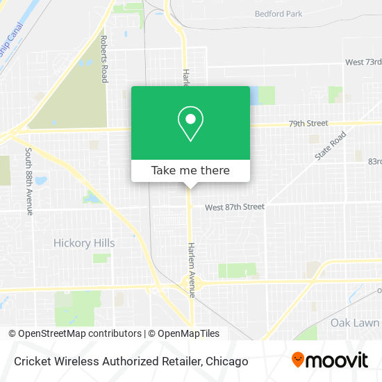 Cricket Wireless Authorized Retailer map